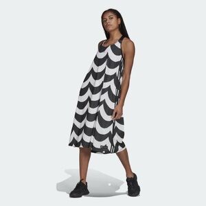 Adidas x Marimekko Tank Dress in Black/White